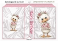 Cute Little Chick Folded Pink Book (THREE)