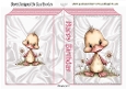 Cute Little Chick Folded Pink Book (FOUR)