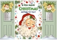 Christmas Gatefold With A Jolly Santa (TWO)
