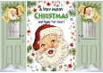 Christmas Gatefold With A Jolly Santa (THREE)