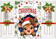 Cute Peek A Boo Rudolph Gatefold (SIX)