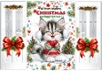 Cute Christmas Kitten In The Snow Gatefold (TWO),
