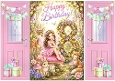 Lovely Birthday Card, Pink Gatefold For A Little Girl Fairy Aged EIGHT