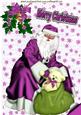 Lovely Santa in Pink A4
