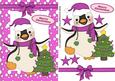 Jolly Little Christmas Penguin with Pink Bow
