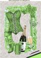 I Love to Party in Green Basque A4