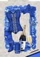 I Love to Party in Blue Basque A4