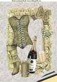 I Love to Party in Gold Basque A4