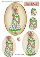 Strawberry Girl in Green, Oval Pyramids