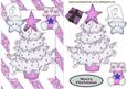 Pink Christmas Tree with Cheeky Star