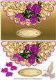 Beautiful Pink Roses, with Dove on Scalloped Envelope