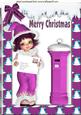 Letter to Santa Little Girl in Pink A4