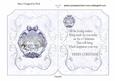White Horses in Silver Plaque, Insert for Folded Book