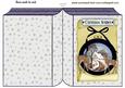 Beautiful Christmas Scene with Deers in Black Folded Card