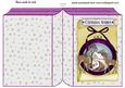 Beautiful Christmas Scene with Deers in Cerise Folded Book