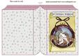 Beautiful Christmas Scene with Deers in Pink Folded Book