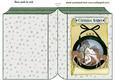 Beautiful Christmas Scene in Dark Green Folded Book
