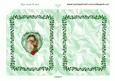 Vintage Santa with Little Girl, Blank Insert Folded Book