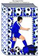 Footballer in Blue, Folded Book A4