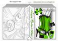 Wow! Green with Envy, Basque for Mum Folded Book