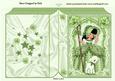 Little Bo Peep in Green Gingham with Little Lamb Folded Book