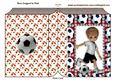 Folded Book of Footballer in Red