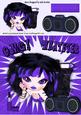 Omg! Whatever! Girl with Attitude in Purple
