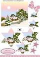 Pretty Snow Scene, Star Pyramids