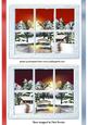 Snow Scenes with Cottages and Bridge Toppers