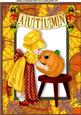 Little Lady with Pumkin in Autumn Frame A4