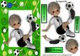 Boy Having a Kick About in Green Sports Frame