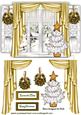 Dress the Window in Gold with Christmas Tree