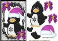 Penguin in Pink Santa Hat