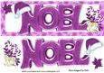 Pink Noel Word Dl
