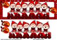 Santas Cheeky Elves in Red Dl