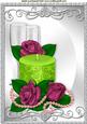 Rose, Pearls, and Pretty Green Candle A4