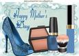 Lovely Blue Sparkly Shoes for Mothers Day with Makeup A4