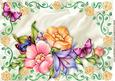 Beautiful Flowers and Butterflies A4