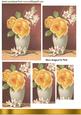 Yellow Roses in Vintage Vase Pyramids