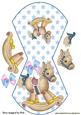 Rocking Horse with the Stars and Bow Wobble Card