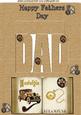 Fathers Day Steam Punk Vintage Book with Car Pop Ups