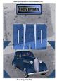 1936 Blue Sedan for Dads Birthday Pop Up