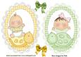 Little Turtle Baby Toppers with Bows