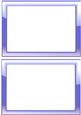 Blank Insert in Blue for A5 Card