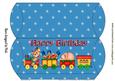 Lovely Teddy Toy Train Pillow Box Long Dl