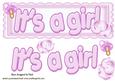 It's a Girl with Little Pink Elephant Dl