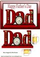 Best Dad Ornament with Pint