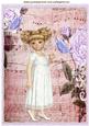 Sweet Innocence with Lilac Rose and Butterflies & Music A4