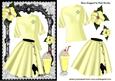 Lemon Poodle Skirt with Jumper and Milkshake