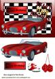 Start Your Engine! Red Sports Car